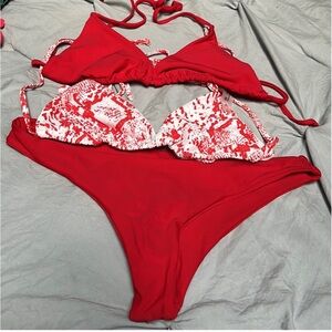 5tops 3 bottoms Bikini mix and match new never worn